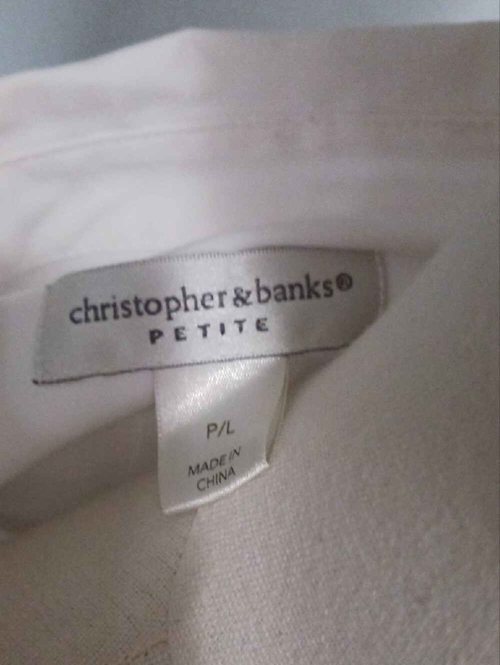 Christopher & Banks- Women's White Pintuck Button-Down Shirt - Picture 2 of 14